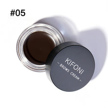 Load image into Gallery viewer, 5 Color Eyebrow Tint Makeup Waterproof Eyebrow Pomade Gel Enhancer Cosmetic Eye Makeup Eye Brow Cream with Brush Professional