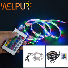 Load image into Gallery viewer, LED Strip Light USB 2835SMD DC5V Flexible LED Lamp Tape Ribbon RGB 0.5M 1M 2M 3M 4M 5M TV Desktop Screen BackLight Diode Tape