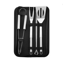 Load image into Gallery viewer, 3~20Pcs/set Grill BBQ Stainless Steel Barbecue Grilling Tools Set BBQ Accessories Utensil BBQ Grill Tools And Tool Sets