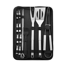 Load image into Gallery viewer, 3~20Pcs/set Grill BBQ Stainless Steel Barbecue Grilling Tools Set BBQ Accessories Utensil BBQ Grill Tools And Tool Sets