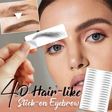 Load image into Gallery viewer, Magic 4D Hair-like Eyebrow Tattoo Sticker False Eyebrows 7 Day Long Lasting Super Waterproof Makeup Eye Brow Stickers Cosmetics