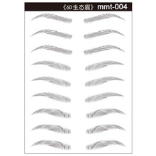 Load image into Gallery viewer, Magic 4D Hair-like Eyebrow Tattoo Sticker False Eyebrows 7 Day Long Lasting Super Waterproof Makeup Eye Brow Stickers Cosmetics