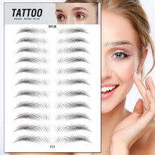 Load image into Gallery viewer, O.TWO.O 4D Hair Like Eyebrows Makeup Waterproof Eyebrow Tattoo Sticker Long Lasting Natural Fake Eyebrow Lamination Cosmetics