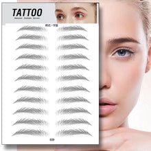 Load image into Gallery viewer, O.TWO.O 4D Hair Like Eyebrows Makeup Waterproof Eyebrow Tattoo Sticker Long Lasting Natural Fake Eyebrow Lamination Cosmetics