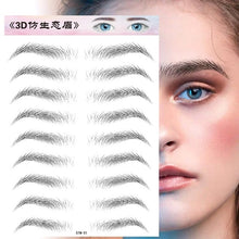 Load image into Gallery viewer, O.TWO.O 4D Hair Like Eyebrows Makeup Waterproof Eyebrow Tattoo Sticker Long Lasting Natural Fake Eyebrow Lamination Cosmetics