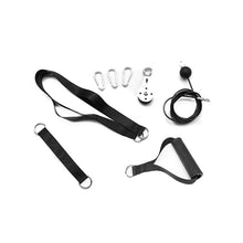 Load image into Gallery viewer, Fitness DIY Gym Pulley Cable Machine Attachment System Loading Pin Lifting Workout Arm Biceps Triceps Hand Training Equipment