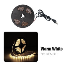 Load image into Gallery viewer, USB Tira CONDUZIDA DC 5V 50CM 1M 2M 3M 4M 5M Mini 3Key 24Key Flexível Da Lâmpada de Luz SMD 2835 Decoração da Mesa De Iluminação de Fundo de Tela de TV