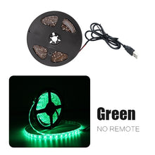 Load image into Gallery viewer, USB Tira CONDUZIDA DC 5V 50CM 1M 2M 3M 4M 5M Mini 3Key 24Key Flexível Da Lâmpada de Luz SMD 2835 Decoração da Mesa De Iluminação de Fundo de Tela de TV