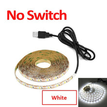Load image into Gallery viewer, Dc 5 v lâmpada usb movimento led backlight led tv cozinha tira conduzida varredura mão acenando fora do sensor de luz luzes diodo à prova dwaterproof água