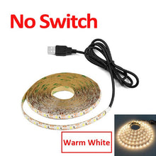 Load image into Gallery viewer, Dc 5 v lâmpada usb movimento led backlight led tv cozinha tira conduzida varredura mão acenando fora do sensor de luz luzes diodo à prova dwaterproof água