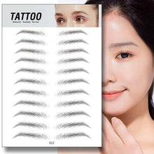 Load image into Gallery viewer, Magic 4D Hair-like Eyebrow Tattoo Sticker False Eyebrows 7 Day Long Lasting Super Waterproof Makeup Eye Brow Stickers Cosmetics
