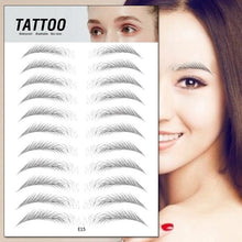 Load image into Gallery viewer, Magic 4D Hair-like Eyebrow Tattoo Sticker False Eyebrows 7 Day Long Lasting Super Waterproof Makeup Eye Brow Stickers Cosmetics
