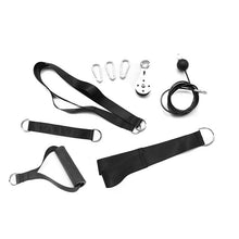 Load image into Gallery viewer, Fitness DIY Gym Pulley Cable Machine Attachment System Loading Pin Lifting Workout Arm Biceps Triceps Hand Training Equipment
