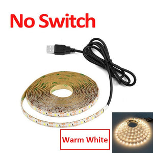 Dc 5 v lâmpada usb movimento led backlight led tv cozinha tira conduzida varredura mão acenando fora do sensor de luz luzes diodo à prova dwaterproof água